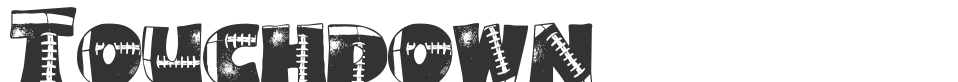 Touchdown font preview