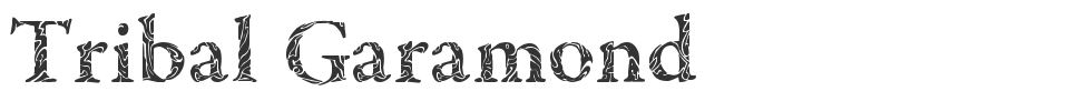 Tribal Garamond font preview