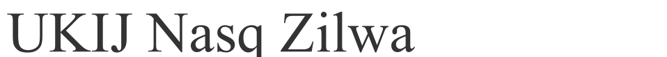 UKIJ Nasq Zilwa font preview