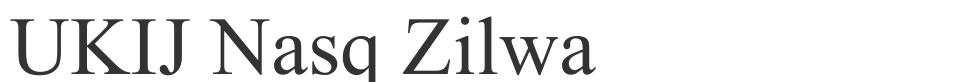 UKIJ Nasq Zilwa font preview