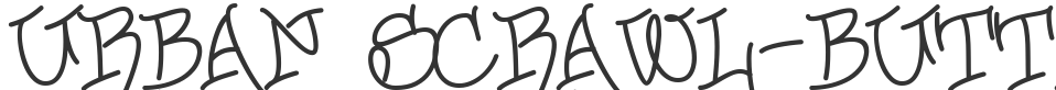 Urban Scrawl-Buttah font preview