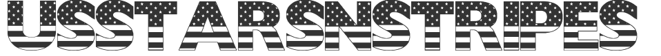 USStarsNStripes font preview