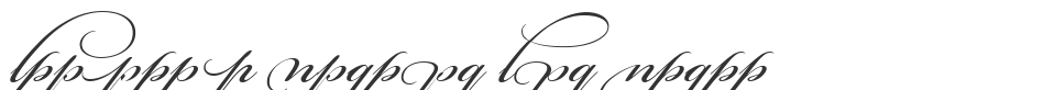 Bickham Script Alt Three font preview