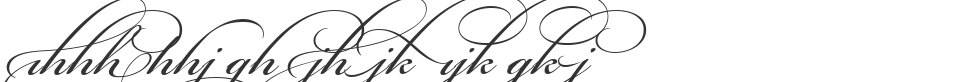 Bickham Script Alt Two font preview