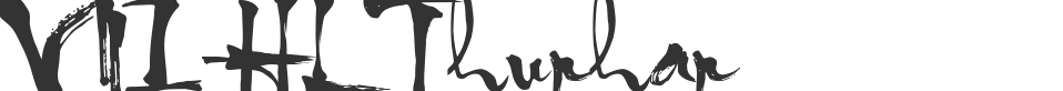 VNI-HLThuphap font preview