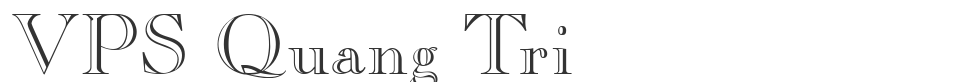 VPS Quang Tri font preview