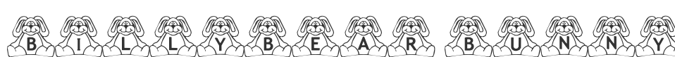 BillyBear Bunny font preview