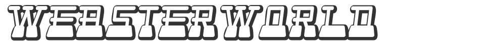 WebsterWorld font preview