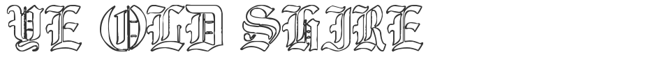 Ye Old Shire font preview