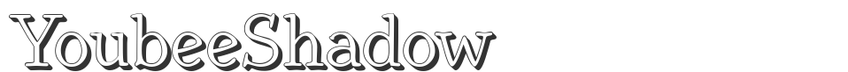 YoubeeShadow font preview