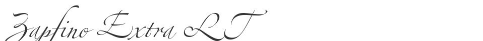 Zapfino Extra LT font preview
