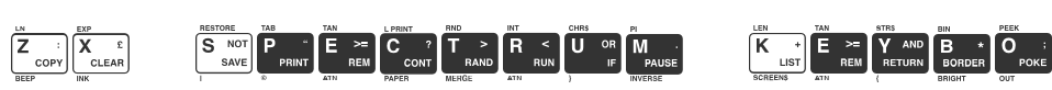ZX-Spectrum Keyboard font preview