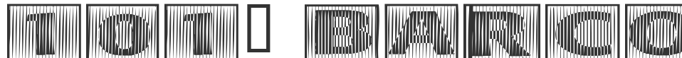101! BarCode 'Bet font preview
