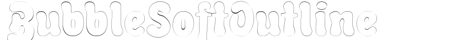 BubbleSoftOutline font preview