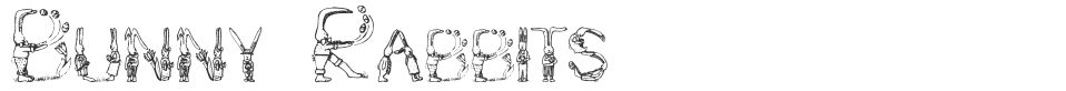 Bunny Rabbits font preview