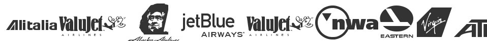Airline Logos Past and Present font preview