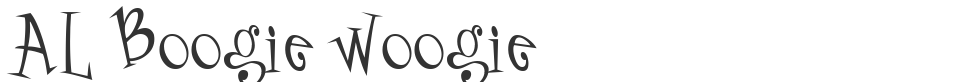 AL Boogie Woogie font preview