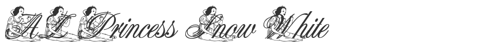 AL Princess Snow White font preview