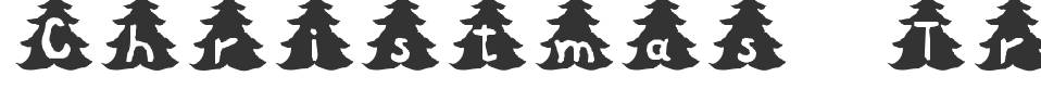 Christmas Tree font preview