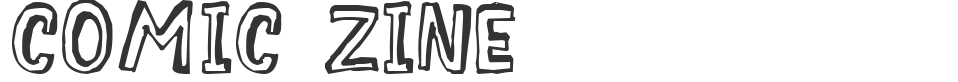 Comic Zine font preview