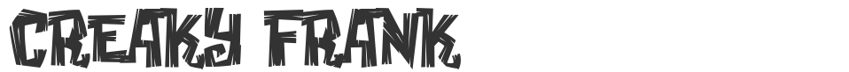 Creaky Frank font preview