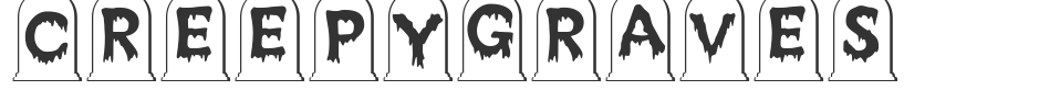 CreepyGraves font preview