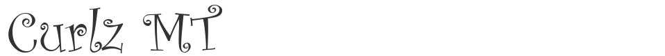 Curlz MT font preview