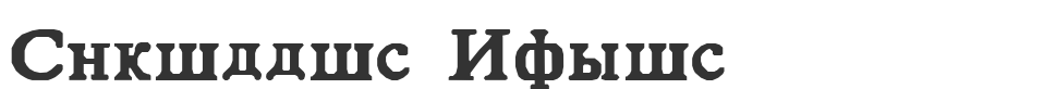 Cyrillic Basic font preview