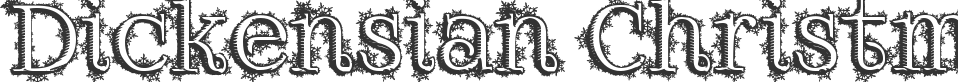 Dickensian Christmas font preview