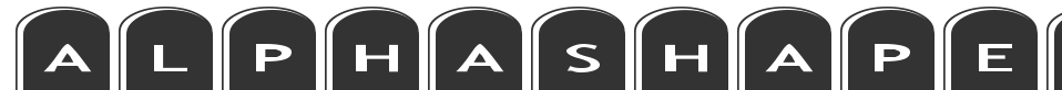 AlphaShapes gravestones 2 font preview