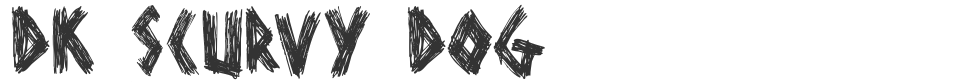 DK Scurvy Dog font preview