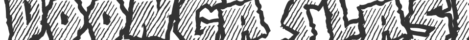 Doonga Slash font preview