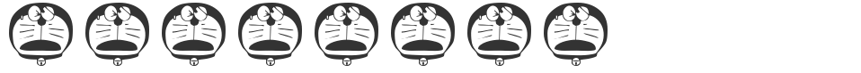 Doraemon font preview