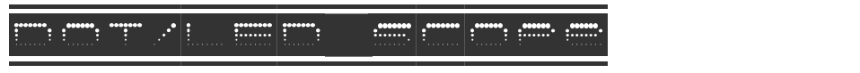 DOT/LED Scope font preview