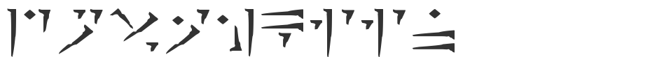 Dovahkiin font preview