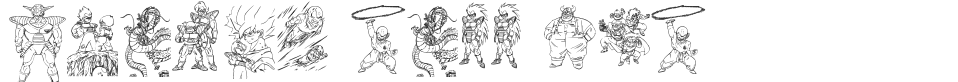 Dragon ball tfb font preview