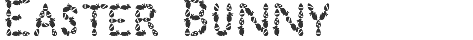 Easter Bunny font preview