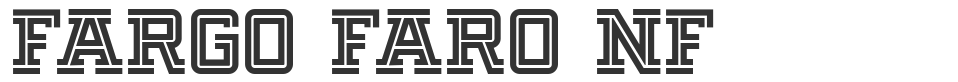 Fargo Faro NF font preview