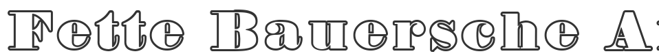 Fette Bauersche Antiqua UNZ Pro font preview