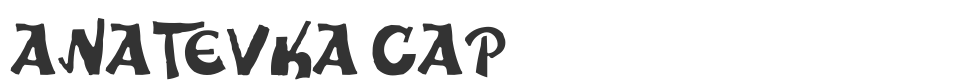 Anatevka Cap font preview