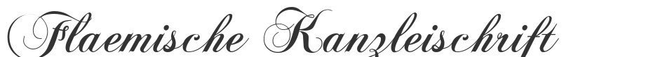 Flaemische Kanzleischrift font preview