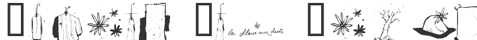 Fleur Aux Dents font preview