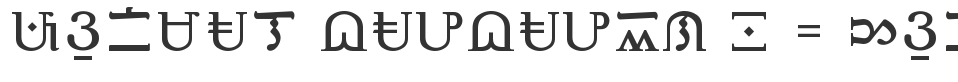 Formal Baybayin 1 - Normal font preview