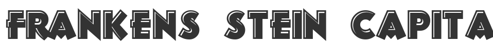 Frankens Stein Capital font preview