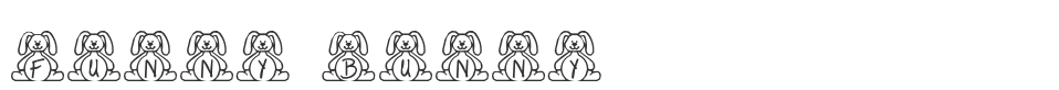 Funny Bunny font preview