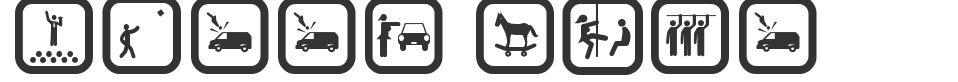 FUNNY ICON font preview