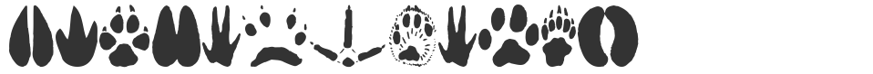 AnimalTracks font preview