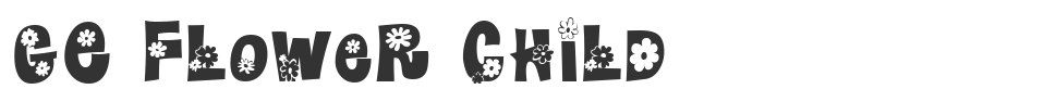 GE Flower Child font preview