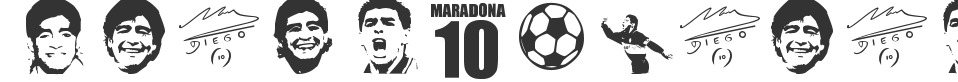 grande maradona font preview