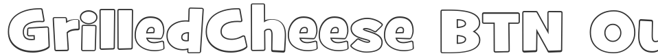 GrilledCheese BTN Out Wide font preview